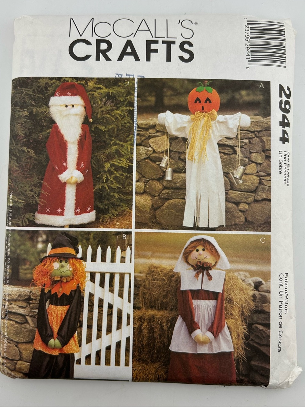 🪡 McCall’s Craft 50’’ Seasonal Greeters Sewing Pattern 2944